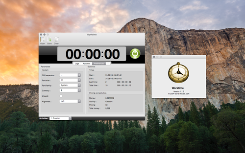 Worktime 1.1.0